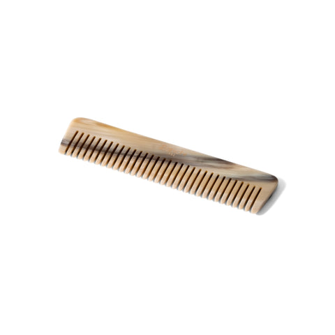 Elegant gift box for luxury handcrafted natural horn pocket comb – made in Italy