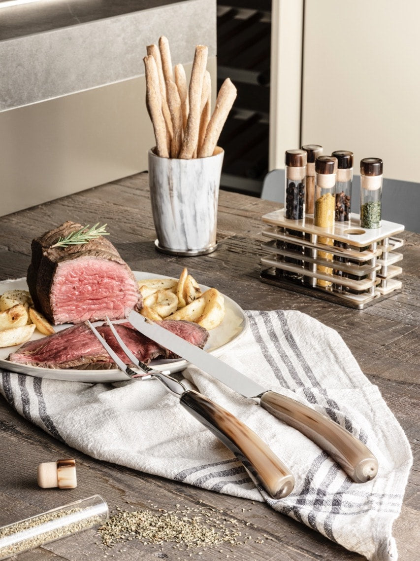 Natural horn luxury gift items Made in Italy Zanchi 1952