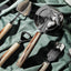 Elegant mixology bar set – 5-piece handcrafted collection with natural horn handles, luxury made in Italy