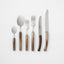 luxury table cutlery set with natural horn handles by Zanchi 1952