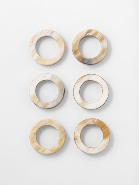 napkin rings tableware accessories in natural horn