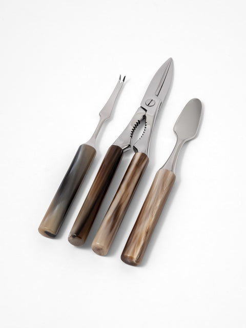 natural horn handles lobster cutlery perfect luxury gift idea