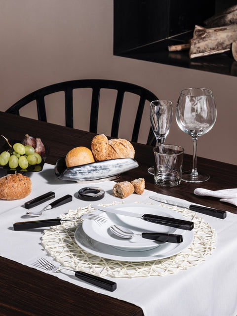 table cutlery set for luxury dinner