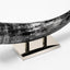 luxury decor in natural horn small sculpture black horn