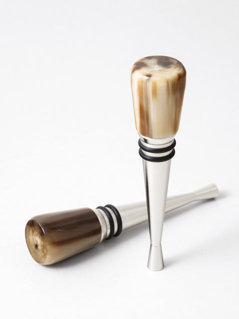 luxury wine stoppers set of two