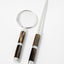 luxury set magnifying glass and letter opener in natural horn